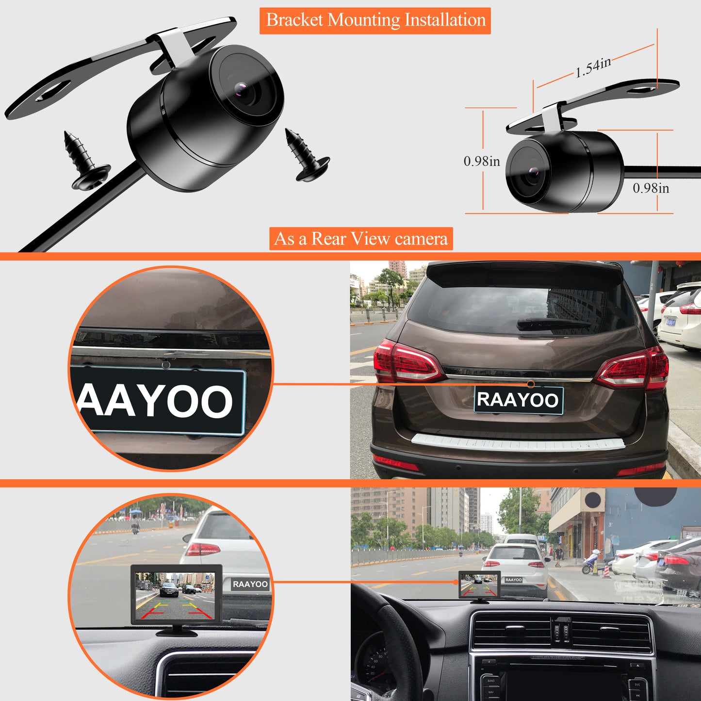 L002 CVBS Backup Camera